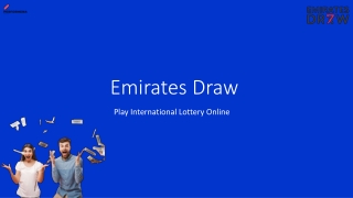 Emirates Draw PPT 56