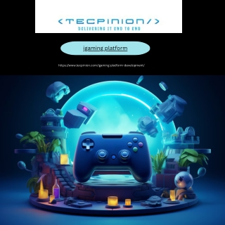 Tecpinion | Innovative iGaming Platform for Next-Gen Casino Solutions