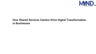 How Shared Services Centers Drive Digital Transformation in Businesses