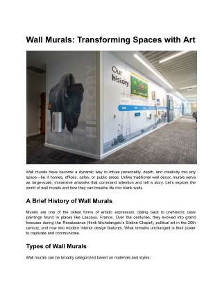Wall Murals_ Transforming Spaces with Art