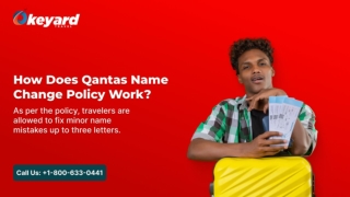 How Does Qantas Name Change Policy Work?