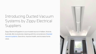 Complete Cleaning Power with Quality Ducted Vacuum Parts