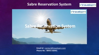 Sabre Reservation System