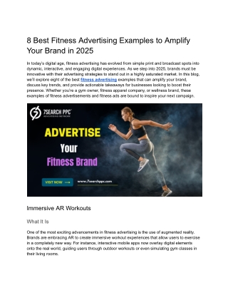 8 Best Fitness Advertising Examples to Amplify Your Brand in 2025