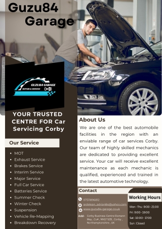 Car Service corby