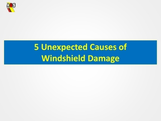 5 Unexpected Causes of Windshield Damage