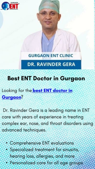 Your Destination for Advanced ENT Care