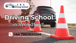 S & A Driving School – Affordable Driving Lessons in Woodford