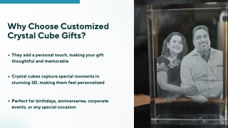 Why Choose Customized  Crystal Cube Gifts?