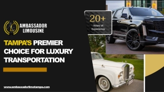 Tampa’s Premier Luxury Transportation Service