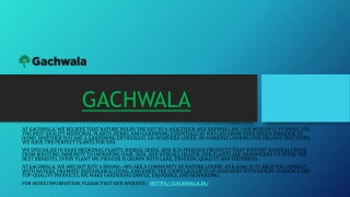 GACHWALA PPT