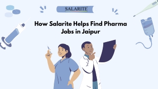 How Salarite Helps Find Pharma Jobs in Jaipur