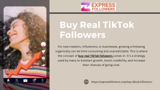 Buy Real TikTok Followers Instantly – Boost Your Growth with ExpressFollowers