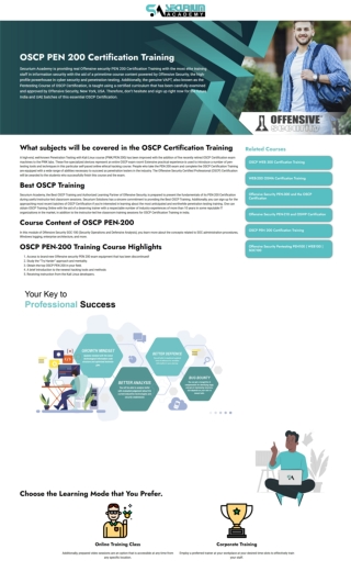 OSCP PEN 200 Certification Training