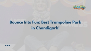 Bounce Into Fun Best Trampoline Park in Chandigarh!