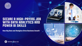 Secure a High-Paying Job with Data Analytics and Power BI Skills