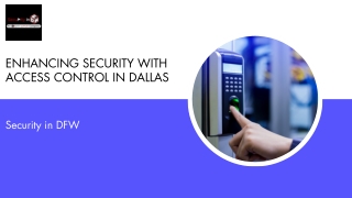 Enhancing Security with Access Control in Dallas