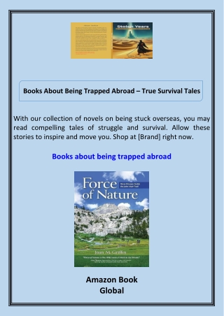 Books About Being Trapped Abroad  True Survival Tales