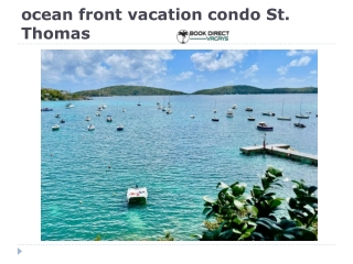 ocean front vacation condo St. Thomas