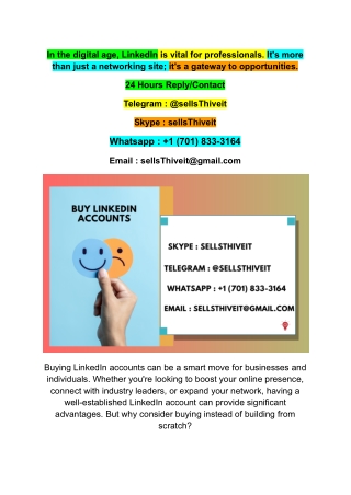 In the digital age, LinkedIn is vital for professionals