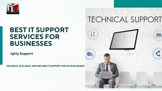 Best IT Support Services for Businesses – Ighty Support