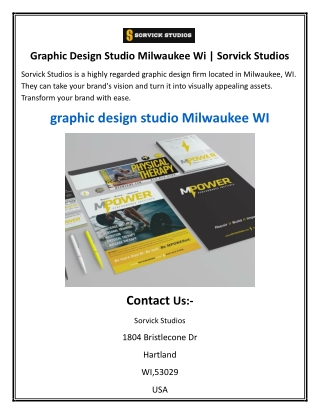 Graphic Design Studio Milwaukee Wi