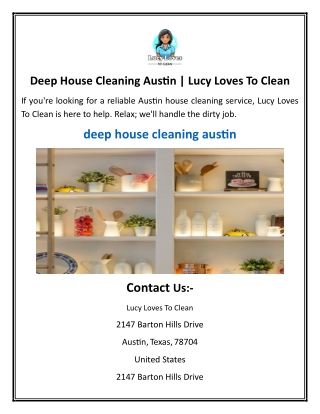Deep House Cleaning Austin