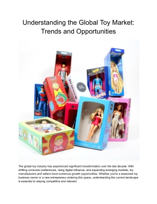 Understanding the Global Toy Market_ Trends and Opportunities