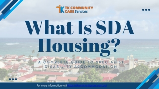 What Is SDA Housing