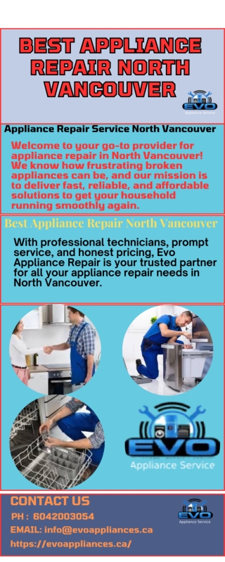 Best Appliance Repair North Vancouver