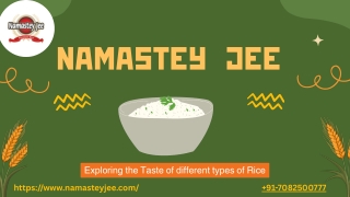 1121 Basmati Rice Exporter in India | Namastey Jee