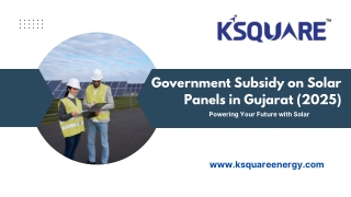 Government Subsidy on Solar Panels in Gujarat 2025
