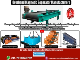 Overband Magnetic Separator Manufacturers
