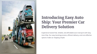 Best Car Delivery Services