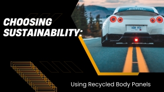 Choosing Sustainability