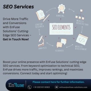 Drive More Traffic & Conversions with EnFuse Solutions’ SEO Services!