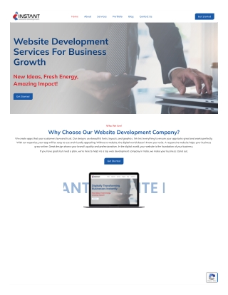 Instant Website Development – Web Design & Digital Marketing Services