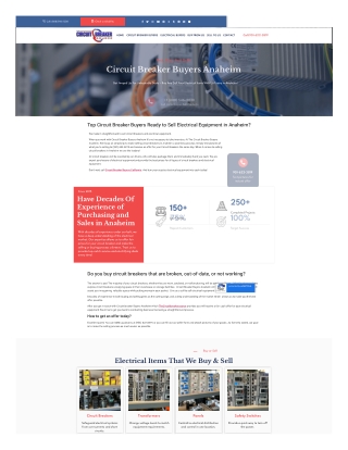 Circuit Breaker Buyers in Anaheim | TheCircuitbreakersource