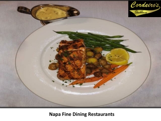Napa Fine Dining Restaurants - Cordeiro's Steakhouse
