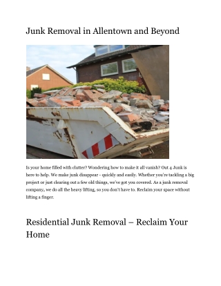 Fast & Affordable Junk Appliance Removal Services Near You