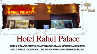 Best Hotel Near BLK Hospital – Stay Comfortably at Rahul Palace
