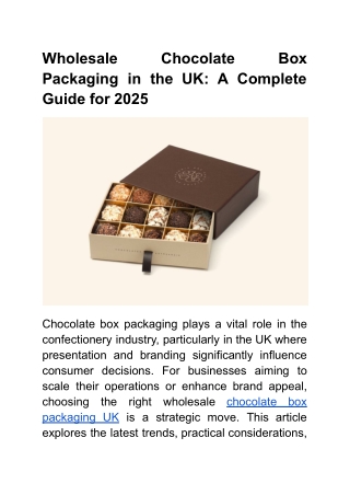 Wholesale Chocolate Box Packaging in the UK_ A Complete Guide for 2025