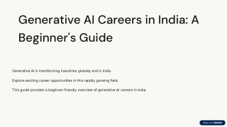 Generative AI Careers in India