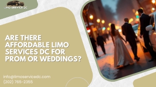 Are There Affordable Limo Services DC For Prom or Weddings