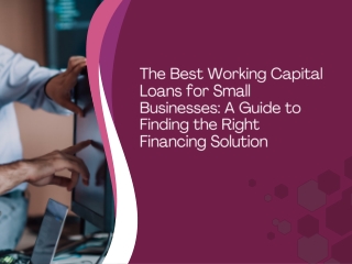 A Guide to Finding the Right Financing Solution