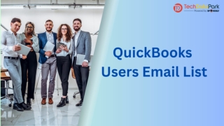 QuickBooks Users Email List