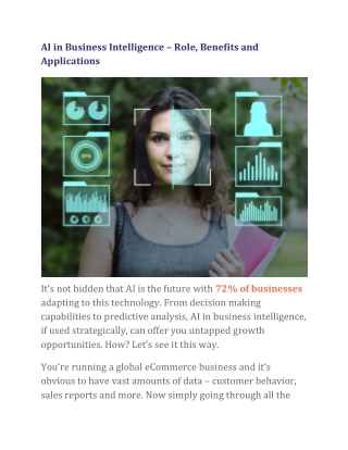 AI in Business Intelligence – Role