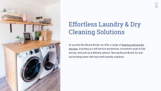Effortless Laundry & Dry Cleaning Solutions