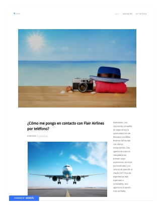 ¿Cómo Puedo Contactar Con Flair Airlines Por Teléfono