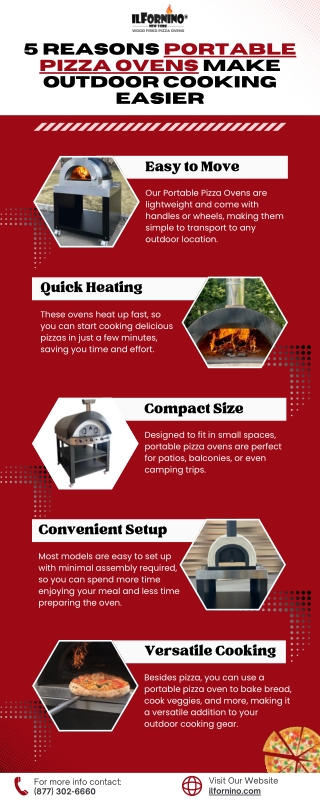 5 Reasons Portable Pizza Ovens Make Outdoor Cooking Easier | ilFornino